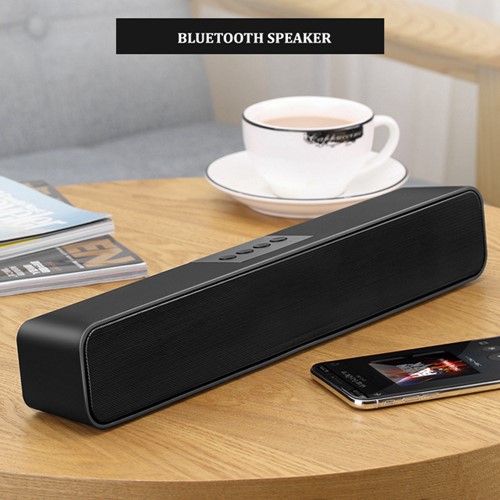 E91 Bluetooth Speaker 6W Heavy Bass Column Subwoofer Portable Wireless Loudspeaker