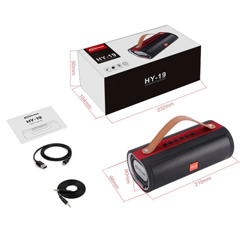 HY-19 Bluetooth Speaker 10W Heavy Bass Subwoofer Portable Wireless Loudspeaker